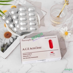 Pharmaform A.C.E AcnClear - Viên Uống Kiềm Dầu, Trị Mụn 30 Viên