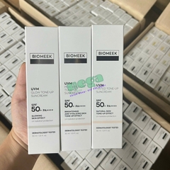  Kem Chống Nắng Sinh Học Biomeek UVM SPF 50+ PA++++ Với 3 Tone Màu