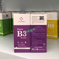 Serum B3 Vic Derma Niacin- Hỗ Trợ Giảm Nhờn, Sáng Da 50ml