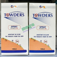 Xịt Towders Spray - Làm Sạch Các Kí Sinh Trùng Khỏi Da 100ml