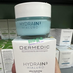 Dermedic Hydrain3 Hialuro Ultra Hydrating Cream 50ml - Kem Dưỡng Ẩm Ban Đêm Cho Da Khô