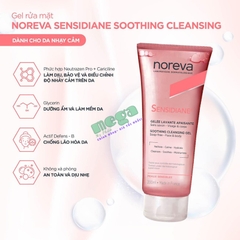 Noreva Sensidiane Soothing Cleansing Gel - Sữa Rửa Mặt Cho Da Nhạy Cảm 200ml