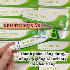 Kem Trị Mụn Tazoretin 0.1% Giá Bao Nhiêu? Mua Ở Đâu Chính Hãng?