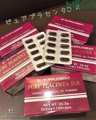 Viên uống tế bào gốc Pure Placenta D.R - Hộp 100 viên từ Nhật Bản