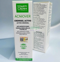 MartiDerm Acniover Cremigel Active – Kem dưỡng giảm nhờn, mụn và se lỗ chân lông