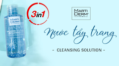 Nước Tẩy Trang Martiderm Essentials Micellar Cleansing Solution 3 in 1