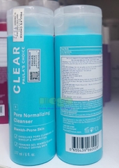 Sữa Rửa Mặt Paula's Choice Clear Pore Normalizing Cleanser 177ml [Chính Hãng]