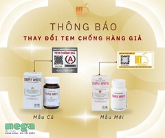 Viên Uống Trắng Da Triple White 50 Viên Mẫu Mới 2025