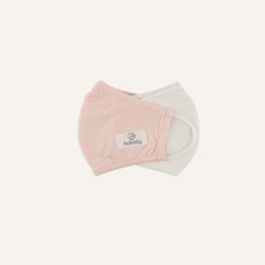 Bu Baby Khẩu trang Bambus Trắng Hồng 43D (Free size)