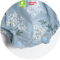 Lullaby Body bé gái chun cổ NH193V - Xanh in - 12M