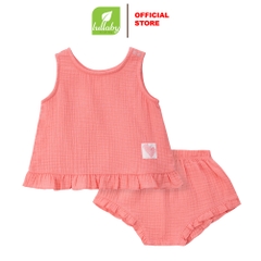 Lullaby Bộ BG sát nách NH303N - Hồng đậm - 12,18,24M, 3Y