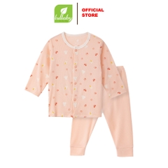 Lullaby Bộ cài giữa dài tay NH348N - Hồng in - Hồng - 1,3M