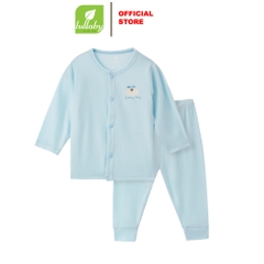 Lullaby Bộ cài giữa dài tay NH348N - Xanh blue - 1,3M