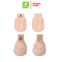 Lullaby Set bao tay + bao chân NH353N - Hồng - 1M