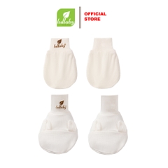Lullaby Set bao tay + bao chân NH353N - Trắng - 1M