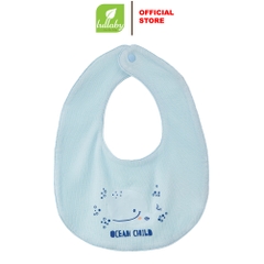 Lullaby Yếm bấm cúc NH354N - Xanh blue - 3M