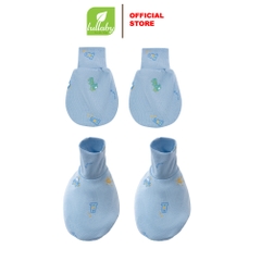 Lullaby Set bao tay + bao chân NH369N - Xanh