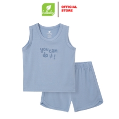 Lullaby Bộ BT sát nách NH387N - Xanh blue - 9,12,18,24M,3Y