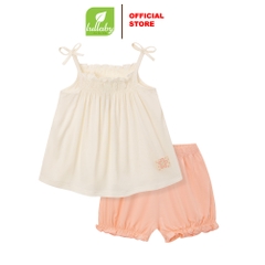Lullaby Bộ BG 2 dây NH388N - Trắng-Hồng - 9,12,18,24M, 3Y