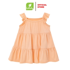 Lullaby Đầm sát nách 2 tầng NH389N - Hồng cam - 9,12,18,24M, 3Y