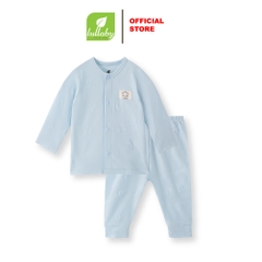 Lullaby Bộ cài giữa dài tay NH431N - Xanh blue - 1,3,6M