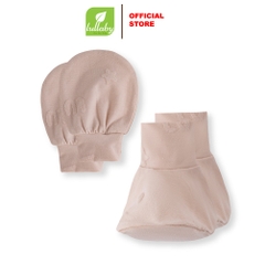 Lullaby Set bao tay + bao chân NH439N - Nâu sữa