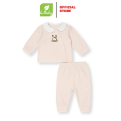 Lullaby Bộ bé gái cài lệch NH542N - Hồng  (1M, 3M, 6M)