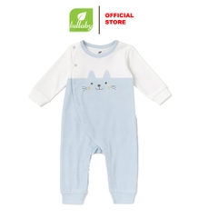 Lullaby Sleepsuit bé trai NH543N - Xanh blue  (3M, 6M, 9M, 12M)