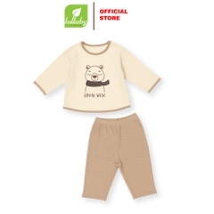 Lullaby Bộ dài tay NH550N - Be - Nâu  (9M, 12M, 18M, 24M, 3Y, 4Y)