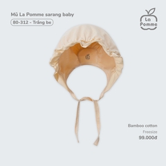 Mũ La Pomme baby princess - Trắng be