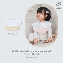 Yếm La Pomme bông hoa nhỏ xinh - Be vàng