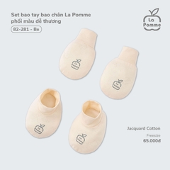Set bao tay bao chân La Pomme gấu nhỏ dễ thương - Be