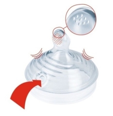 Bộ 2 núm ti Silicone Nature Sense Nuk (Size S1 - S, Size S1 - M, Size S2 - S, Size S2 - M)