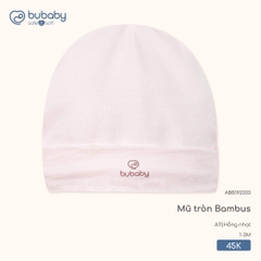Bu Baby Mũ tròn Bambus Hồng nhạt (1-3M)