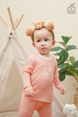 Bộ dài tay mềm mịn by La Pomme vũ trụ vui nhộn - 6,9,12,18M,3Y Cam