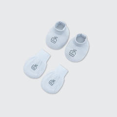 Set bao tay bao chân La Pomme Gấu yêu của mẹ - Xanh