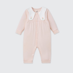 Body dài tay La Pomme cánh bướm đáng yêu - 0,3,6M Hồng