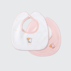 Set yếm La Pomme động vật đáng yêu - Hồng
