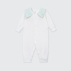 Body dài tay La Pomme Happy Friend - Newborn,0,3M Trắng