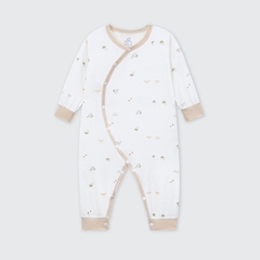 Body dài tay La Pomme Họa tiết bé xinh - Newborn,0M,3M Be
