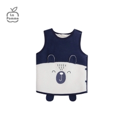 Áo Gile Fur La Pomme Baby Bear Tím than (3M, 6M)