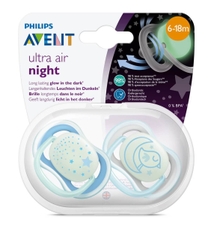 Ti giả Avent Ultra Air Night set đôi cho bé 0-6M và 6-18M