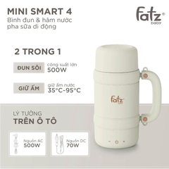 Bình đun và hâm nước pha sữa di động Mini Smart 4 Fatzbaby