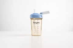 Bình ống hút Hegen Straw cup PPSU 240ml Slow Flow (nắp to)