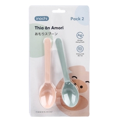 Bộ 2 thìa Amori Xanh Hồng
