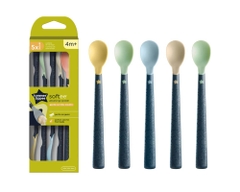 Bộ 4 thìa ăn dặm kháng khuẩn Tommee Tippee trên 4 tháng tuổi