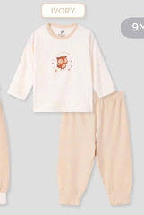 Lullaby Bộ bé trai dài tay NH451N - Ivory - 12,18,24M,3Y,4YM