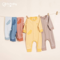 Bộ Body Bu baby cài giữa dài tay Kyomi Aloha cho trẻ từ 3 đến 12 tháng