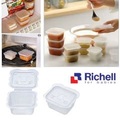 Bộ hộp chia thức ăn Richell (50ml - 10 chiếc, 100ml - 8 chiếc, 150ml - 6 chiếc)