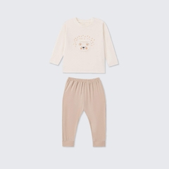 Bộ dài tay La Pomme màu sắc phiêu lưu - 6,9,12,18M,3,4,5Y Be